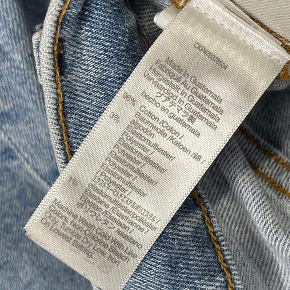 Madewell The Perfect Vintage Straight Jean Becker Wash Button Fly N3915 - Picture 10 of 13